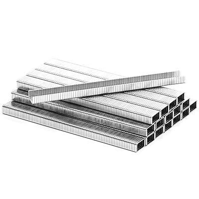 meite T-50 Staples, 14 Inch Length Heavy Duty Staples for Staple Gun, Galvanized, 20 Gauge 38 Crown, Compatible with T-50 Staple Gun, Ideal for Upholstery, Construction, Furniture 5,000 Counts