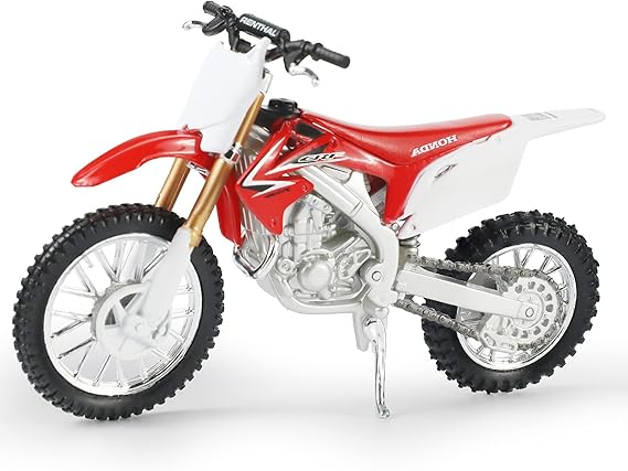 1:18 Dirtbike Model Motorcycle Toy Compatible for Honda CRF 450 | Motocross-style, smooth paint, fits 5-7in figures, for boys 8-14