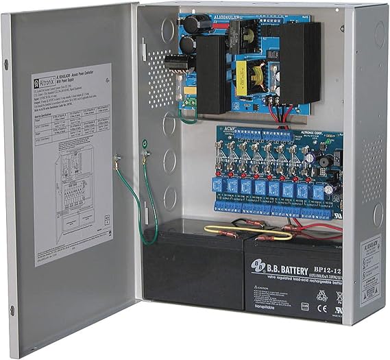 ALTRONIX AL1024ULACM 24VDC @ 10 AMP, Charger, Power Supply, W'ACM8 Power Controller