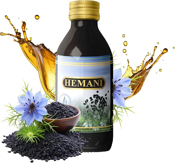 Hemani Black Seed Oil 60ml, Cold-Pressed Nigella Sativa (Kalonji), Halal