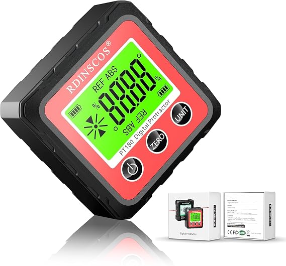 RDINSCOS Digital Angle Finder Magnetic Table Saw Gauge