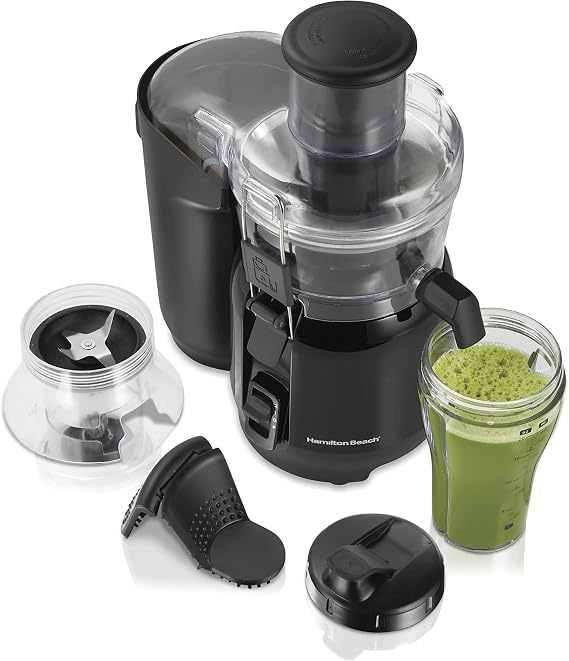 Hamilton Beach Juice & Blend 2-in-1 Juicer Machine and 20 oz. Blender