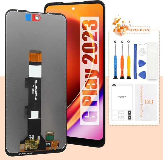 Screen for Motorola Moto G Play 2023 Screen Replacement for Moto XT2271 LCD Screen XT2271-5,XT2271DL Touch Display Digitizer Assembly Repair Parts(Black)