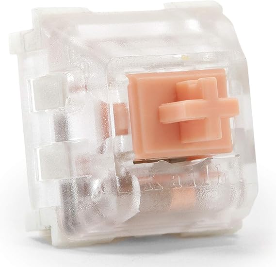 DROP Halo True Mechanical Keyboard Switches - Plate Mounted, Tactile, 60g, Cherry MX Style, Quiet Switches, by Kailh (Halo True, 90 PCS)