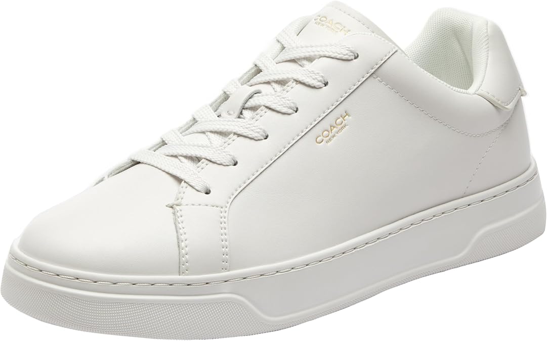 Coach Men's Highline Sneaker, Optical White, 12