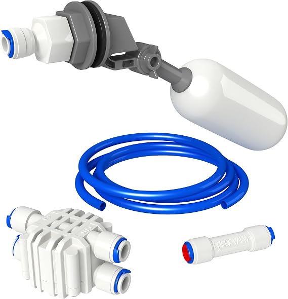Valve Kit for Reverse Osmosis and Deionization Aquarium Systems