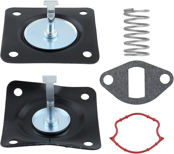 Carbhub 230675 Fuel Pump Rebuild Kit with Spring for Kohler Onan Tractor Generator K301 K321 K341 K181 K161 Engine Replaces 230675