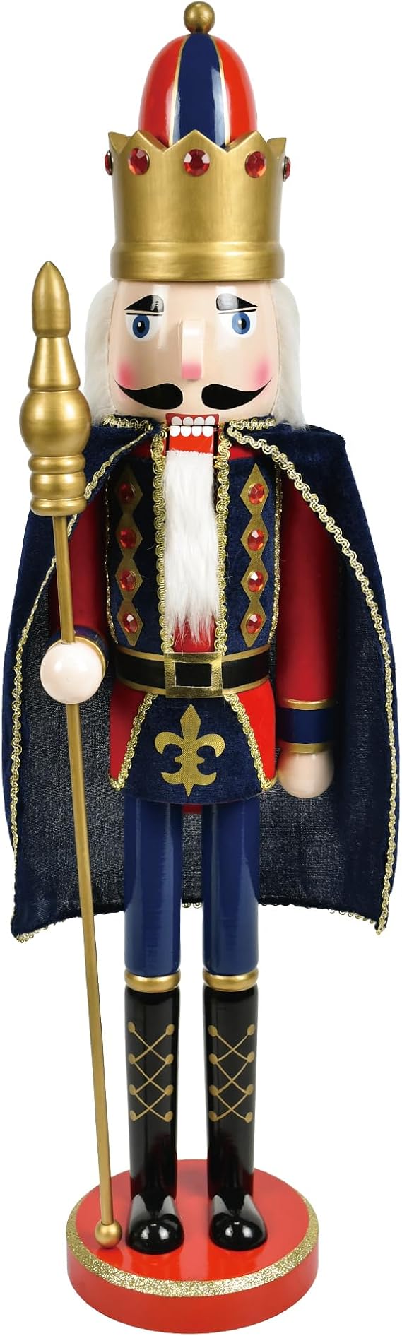 36 Inch Nutcracker King with Cape