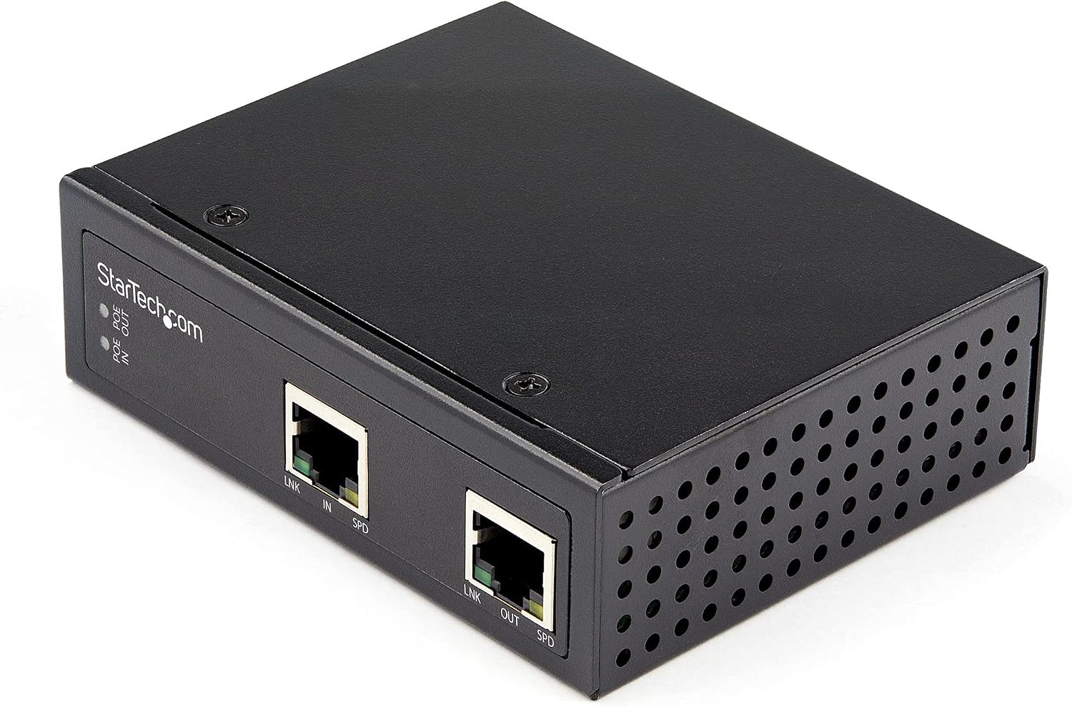 Industrial Single Port Gigabit PoE Extender - 60W 802.3bt PoEPoE PoE 100m 330ft - Power Over Ethernet Network Range Extender - IP-30 -40C to 75C POEEXT1G60W