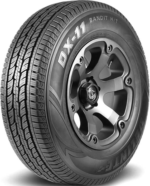 Delinte DX11 HT All-Season Radial Tire - LT225/75R16 115S | Light Truck Highway All Season Traction 115/112S Rated E (10 Ply) Radial Construction Black Sidewall Tire
