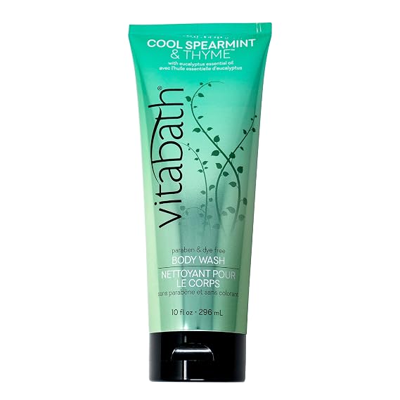 Vitabath Body Wash, Cool Spearmint & Thyme, 10 Fluid Ounce