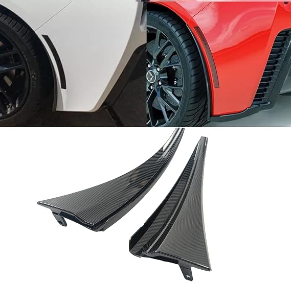Rear Splash Guards Mud Flaps for Chevrolet Corvette C7 2014-2019 All Models | Carbon Fiber Print