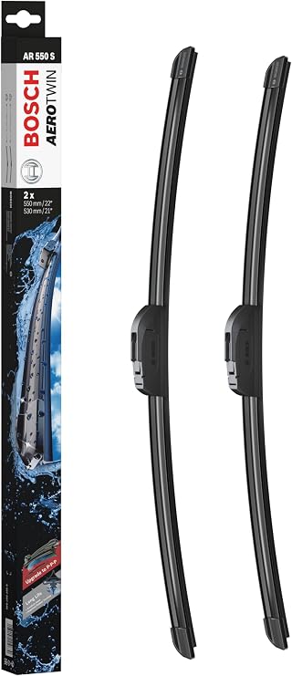 Bosch Wiper Blade Aerotwin AR550S, Length: 550mm/530mm − Set of Front Wiper Blades