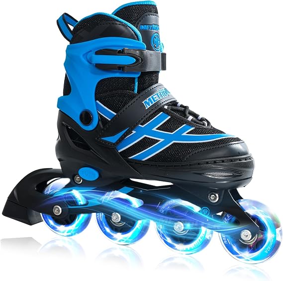 METROLLER Adjustable Kids Inline Skates Girls Boys Ages 4-12