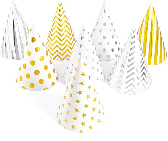 CANREVEL Party Hats for Adults, Party Headwear, Happy Birthday Hats, Birthday Party Decorations for Women Men