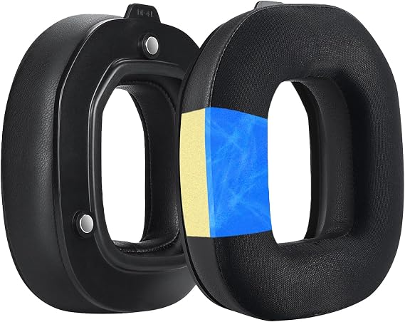 Ear Pads Replacement for Logitech G Astro A50 Gen 4 Headset by MMOBIEL Cooling Gel Ear Pad Cushions - Noise Isolation Earpads Replacement Black