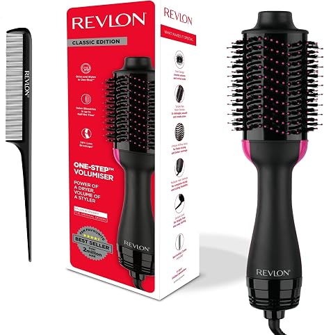 Revlon Salon One-Step Hair Dryer and Volumiser with Comb for Separating