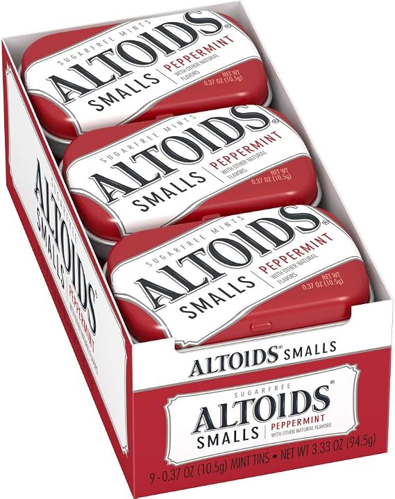 Altoids - Small, Peppermint, 9 Pack Tins