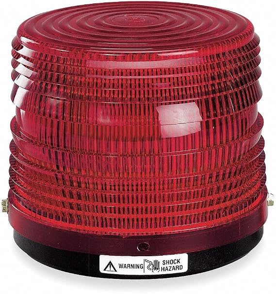 Federal Signal Strobe, 12VDC, red