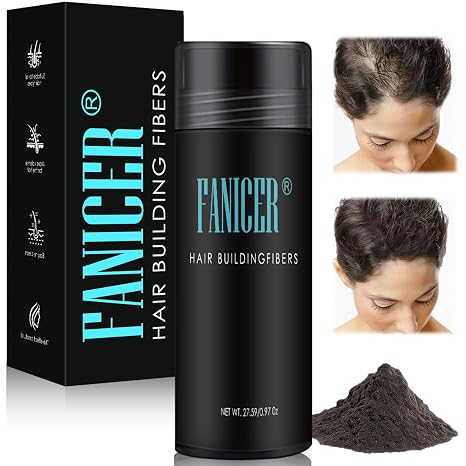 27.5 g Hair Fibres for Hair Thickening Premium Hair Powder Pouring Hair Powder for Thin Hair Men and Women Hair Thickening Hair Powder for Fine Hair