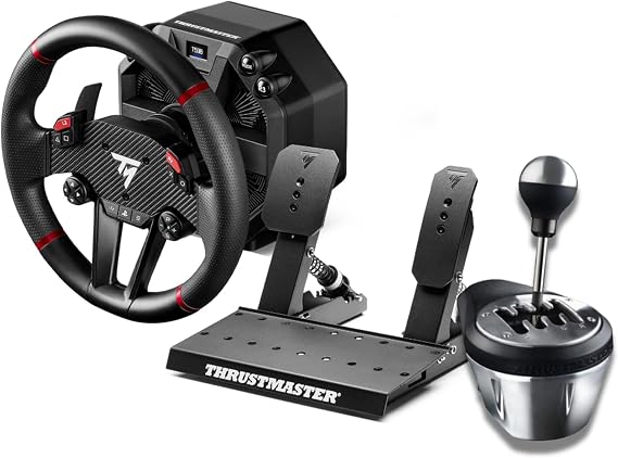 Thrustmaster T598 - Direct Axial Drive Force Feedback Racing Wheel for PS5, PS4, PC, and TH8A Shifter