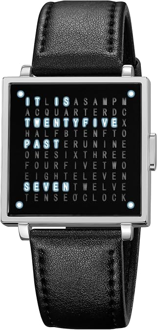 Gosasa Square Men's Luxury Multifunctional Watch, Water Resistant | Creative Square Case, Comfortable Leather Strap and Gold or Silver Tone Options for Business, Casual Daily Wear and Gifting