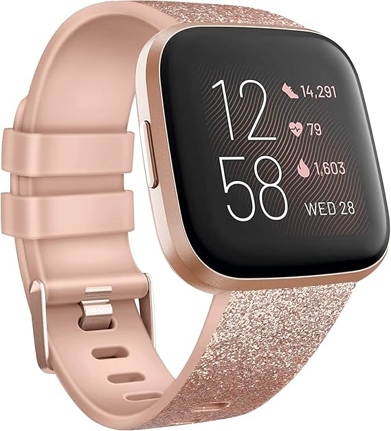 Tobfit Bands Compatible with Fitbit Versa 2 and Fitbit Versa/Versa Lite/Versa Special, Soft Replacement Sport Wristbands Accessories for Women Men