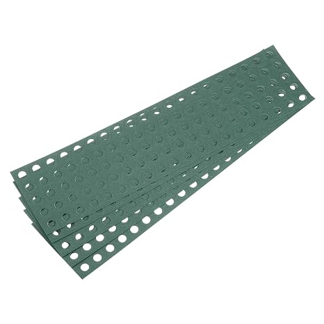 MECCANIXITY 500PCS 18650 Lithium Battery Insulator Rings, Hollow Electrical Insulation Ring Adhesive Paper Cardboard Sticker, Green