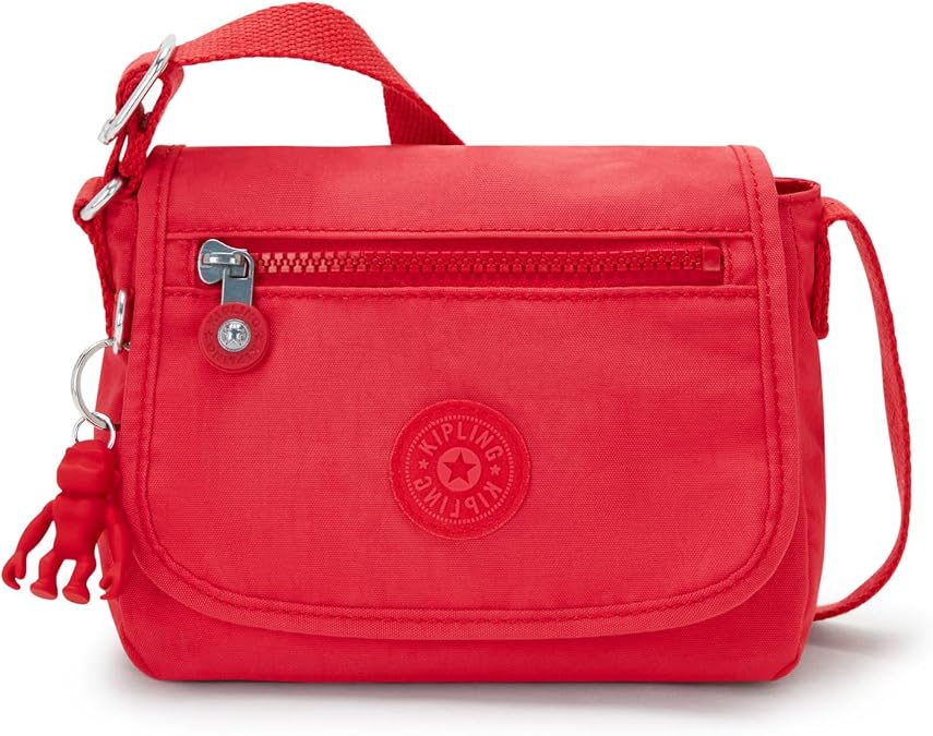 Kipling Women's Sabian Mini Crossbody Lightweight Everyday Handbag Nylon Shoulder Bag