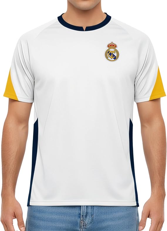Icon Sports Officially Licensed Real Madrid CF Game Day Jersey-Inspired Shirt - Unisex Adult
