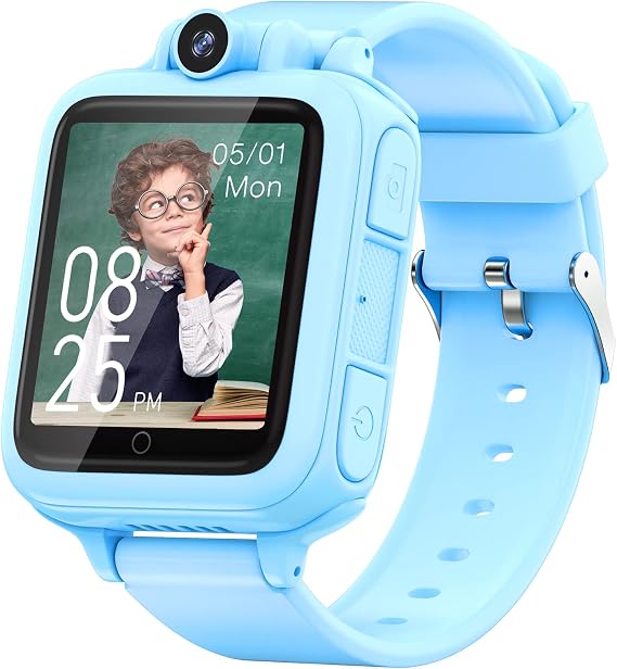 Kids Game Smart Watch for Kids Boys Girls with 14 Puzzle Games, Birthday Gift Toys for Boys Girls Age 4 5 6 7 8 9 10 11 12, Kid Watch with Touch Screen Camera Video Music Player Alarm Clock 12/24 hr