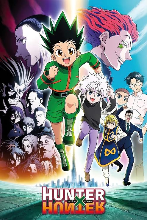 POSTER STOP ONLINE Hunter X Hunter - Manga/Anime TV Show Poster (Key Art - Running) (Size 24 x 36)