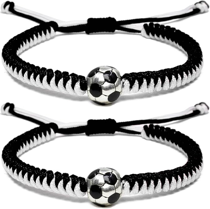MANYC Soccer Bracelets for Men Women and Kids - Stylish Accessories for Soccer Fans Team Spirit Gifts For boys Girls 8-12 and Game Decor...