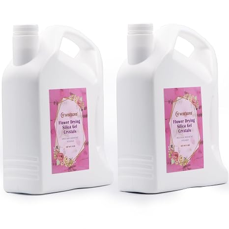 Wisesorb (NET 12 LBS) Silica Gel for Flower Drying, Silica Gel Flower Drying Crystals, Reusable Flower Drying Silica for Wedding Bouquet Preservation