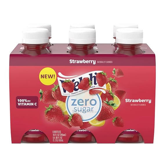 Welch$ Zero Sugar Drink - Strawberry 10 Fl Oz (6 Pack)
