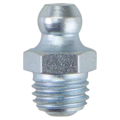 ProLube 46200 7mm Straight Grease Fitting, M6 x 1, 10-pack