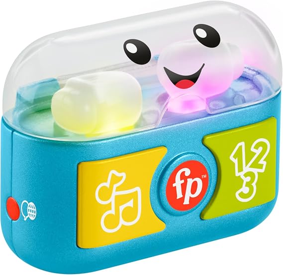 Fisher-Price Have Fun and Learn Fun Headphones Fisher-Price Have Fun and Learn Fun Headphones are a musical, educational toy HWY47 with multi-language support