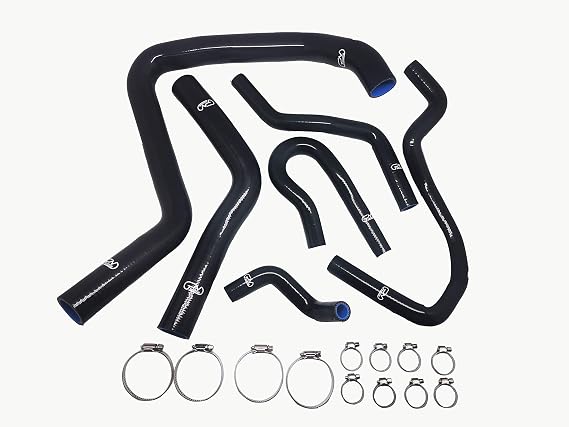 Silicone Radiator Coolant Hose Kits for Civic Type R DC2 EK4/9 B16A/B (black)
