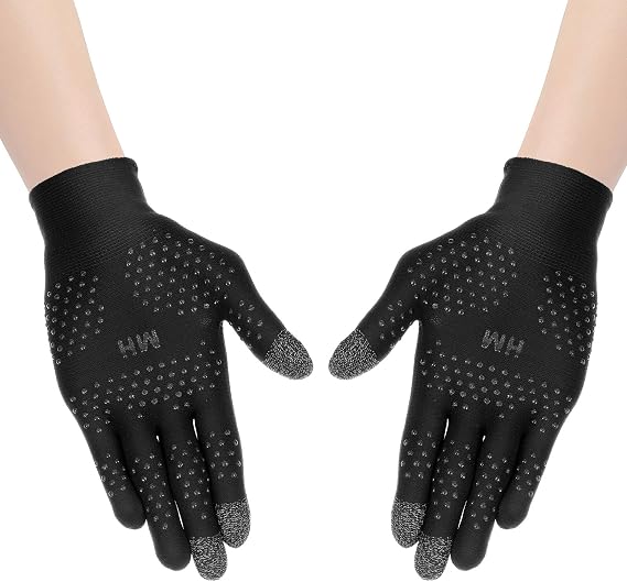 Ptwola Ultra-Thin Mobile Gaming Gloves Touchscreen Gaming Gloves Anti-Sweat Mobile Finger Sleeve Breathable