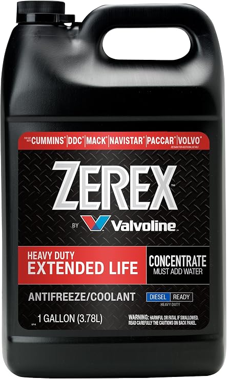 Zerex Extended Life Red Heavy Duty (HD) Concentrate Antifreeze/Coolant 1 GA