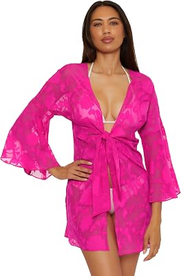 BECCA Victoria Garden Tunic, Casual, Beach Cover Ups for Women
