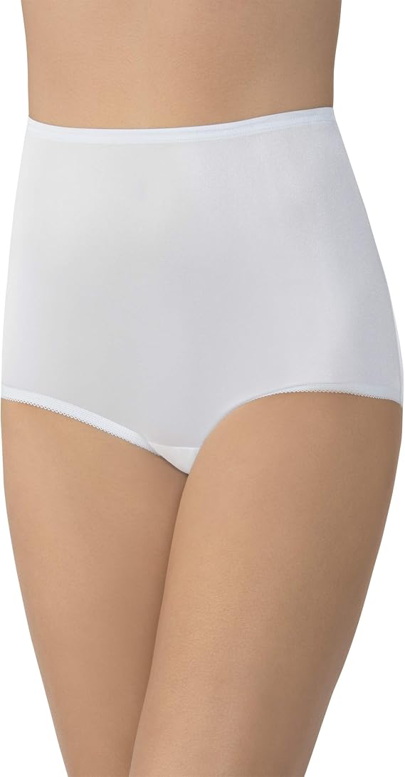 Vanity Fair Women's Perfectly Yours Traditional Nylon Brief Panties