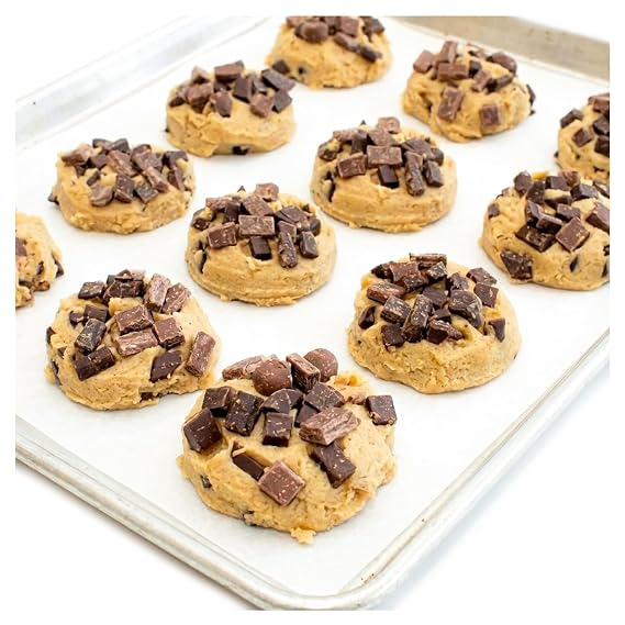 Davids Cookies Triple Chocolate Decadent Cookie Dough 12 Count Refrigerated Bakery Cookie Dough Loaded with Mini Chocolates and Chocolate Chunks Holiday Dessert Gift