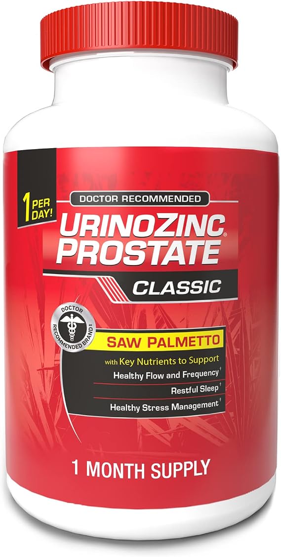 Urinozinc Classic Prostate Supplement - 30 Count - 1 per Day