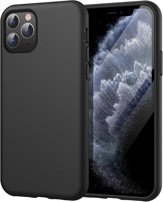 JETech Silicone Case for iPhone 11 Pro, Black
