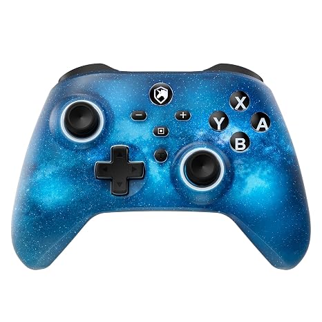 ECHTPower Switch Controller Switch Pro Controller 1000 mAh Wireless Gamepad Controller with Turbo/Programmable Button/Vibration/6-Axis/Screenshot RGB