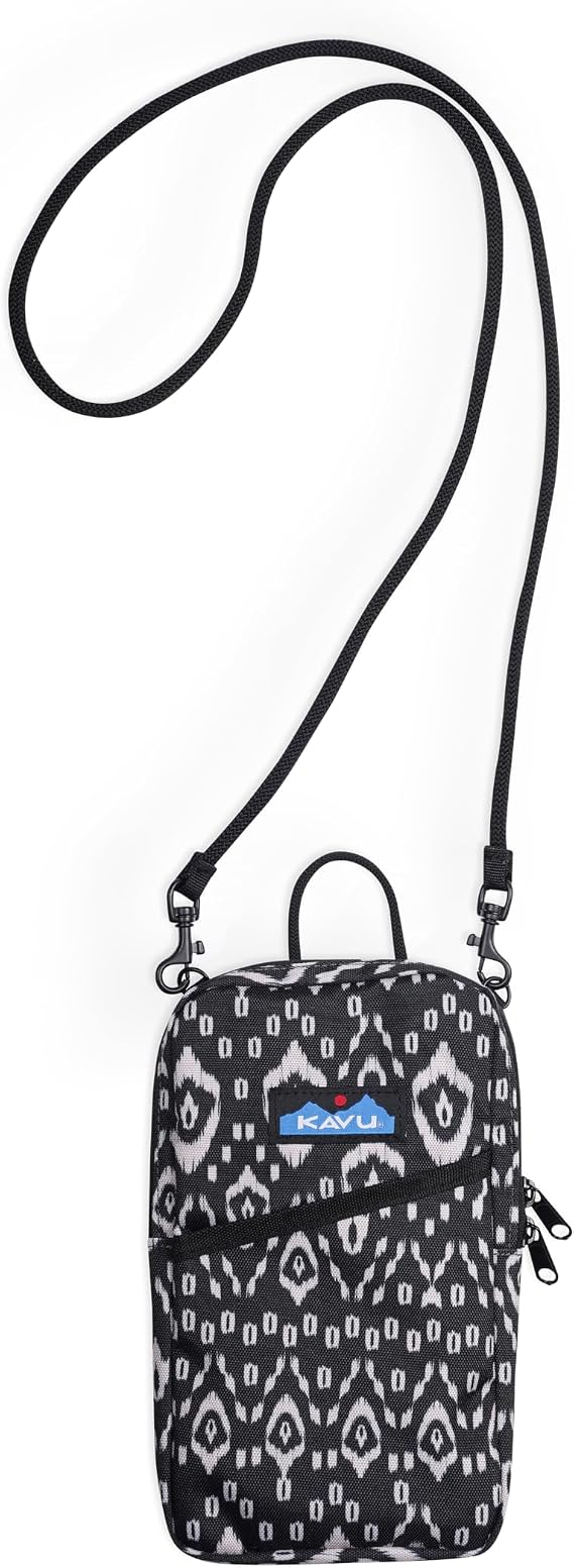 KAVU Essential Case Zip Crossbody Wallet with Rope