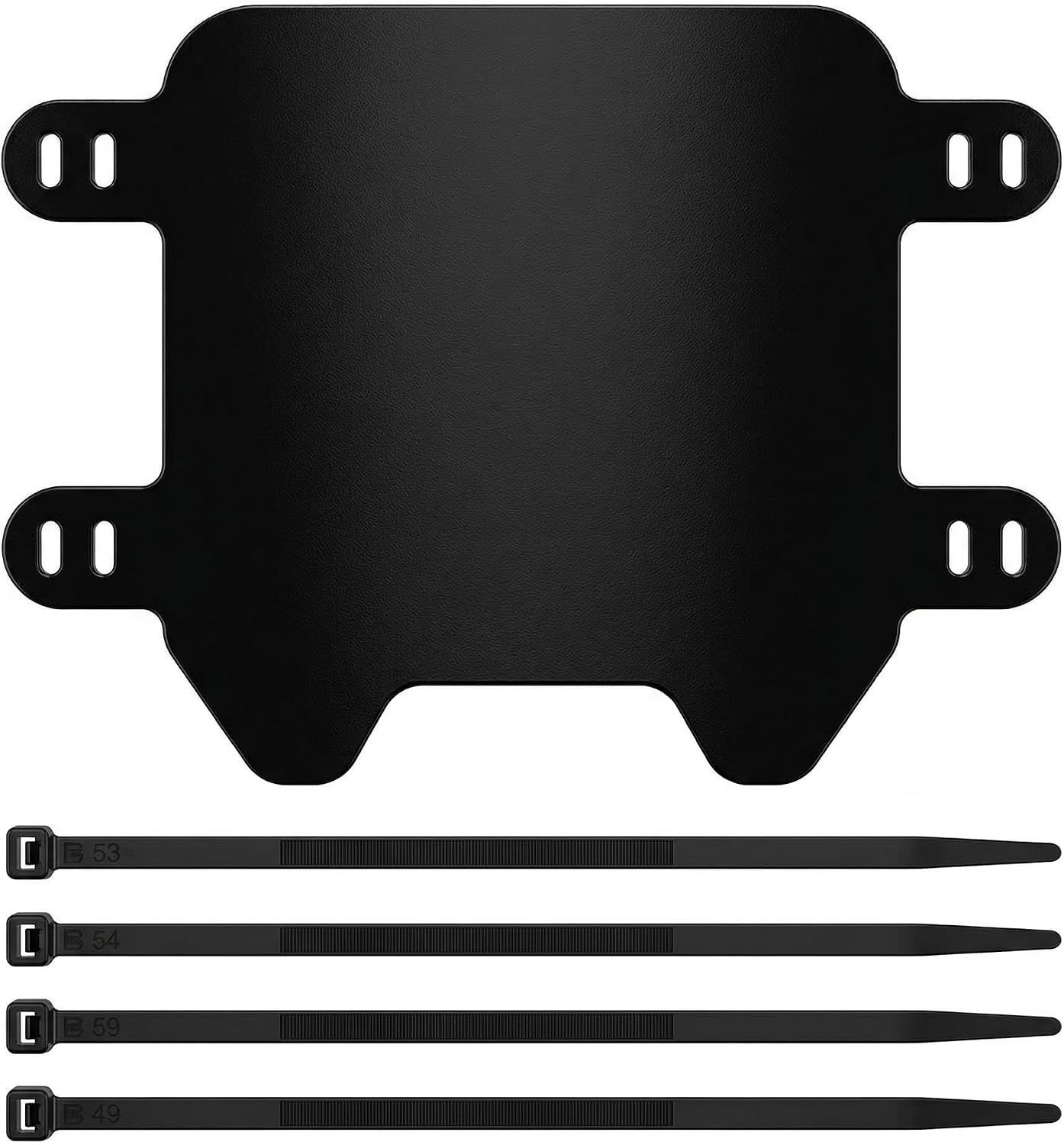 Front Number Plate for Sur Ron Light Bee X, Motorcycle Number Plate, Number Plate for Electric Bike Plate, Front License Plate Holder, Front License Plate with Adjustable Mounting Straps