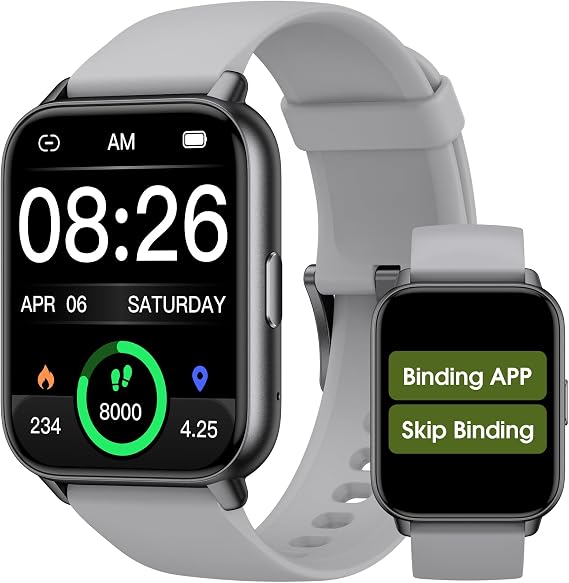 Smart Watch No App/Phone Required, Long Battery Life Fitness Tracker Watch,HD Screen, Waterproof Activity Tracker with Step Counter for Walking, Pedometer, Calories Tracker for Men Women