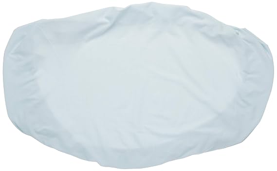 Kushies Organic Jersey Bassinet Fitted Sheet, Light Blue